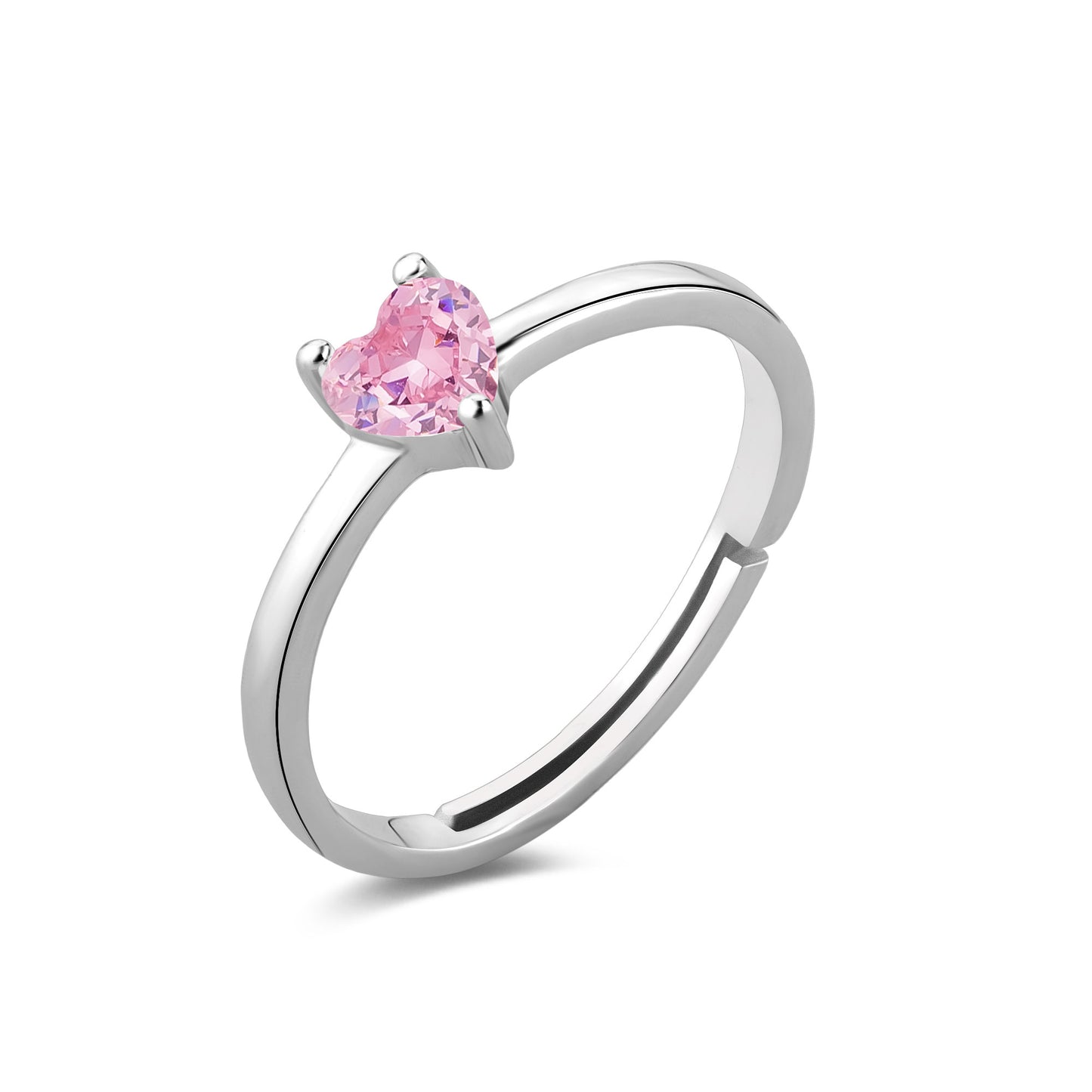 ANELLO AMORE ARGENTO 925 ROSA