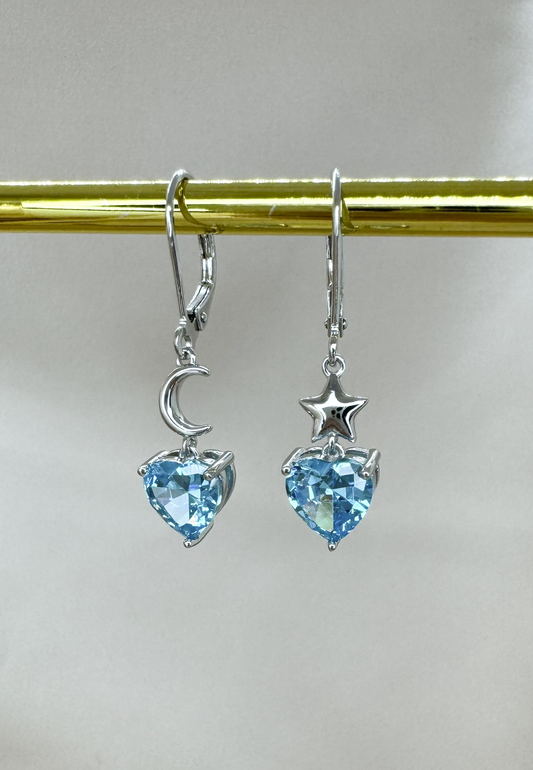 CINDERELLA EARRINGS 925 SILVER