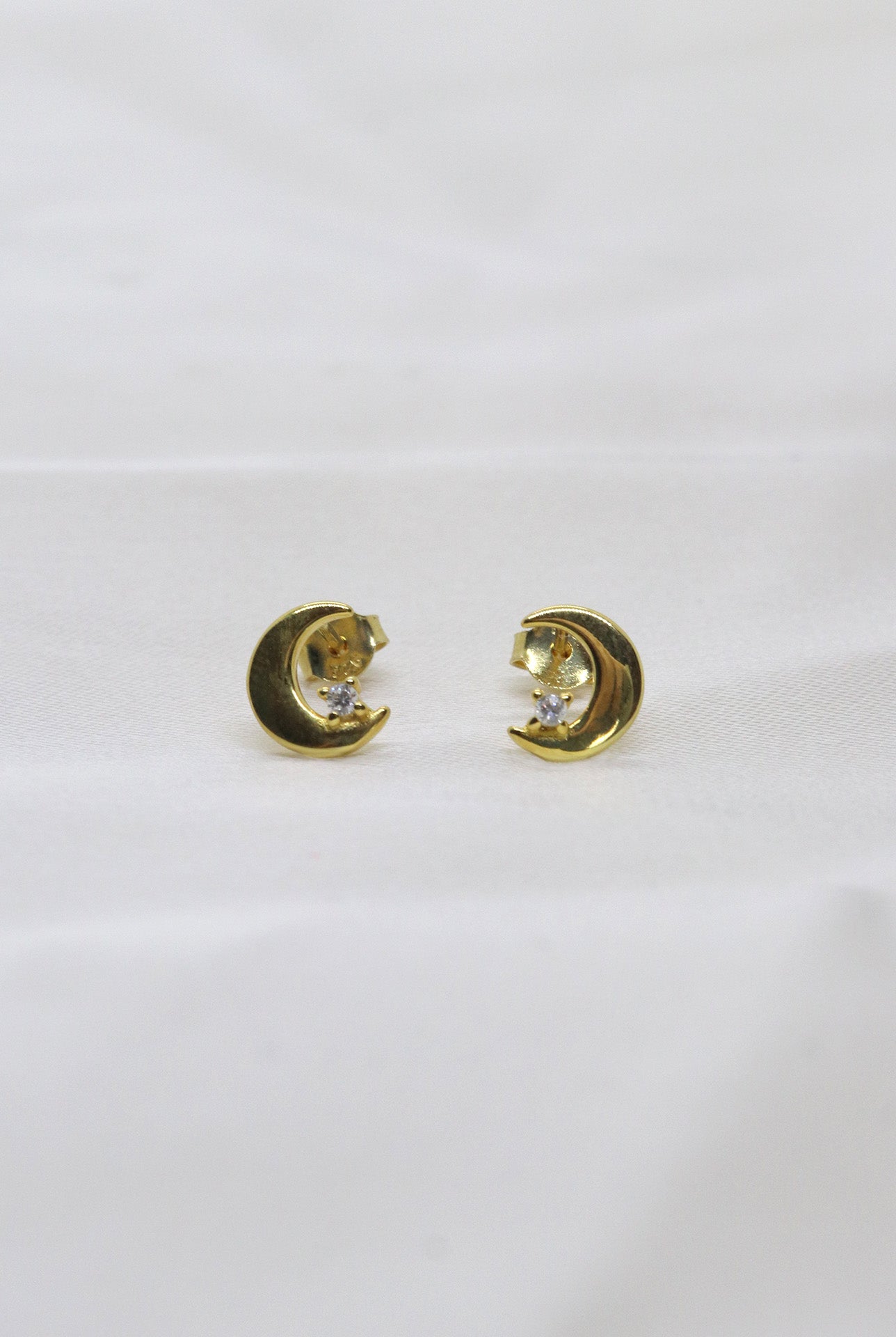 MOON EARRINGS IN SILVER 925