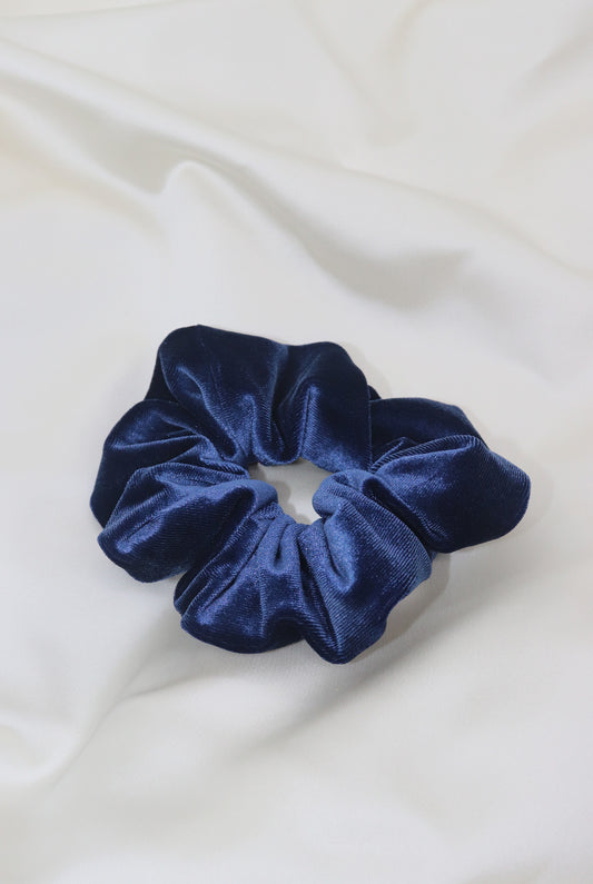 SCRUNCHIES VELLUTO BLU