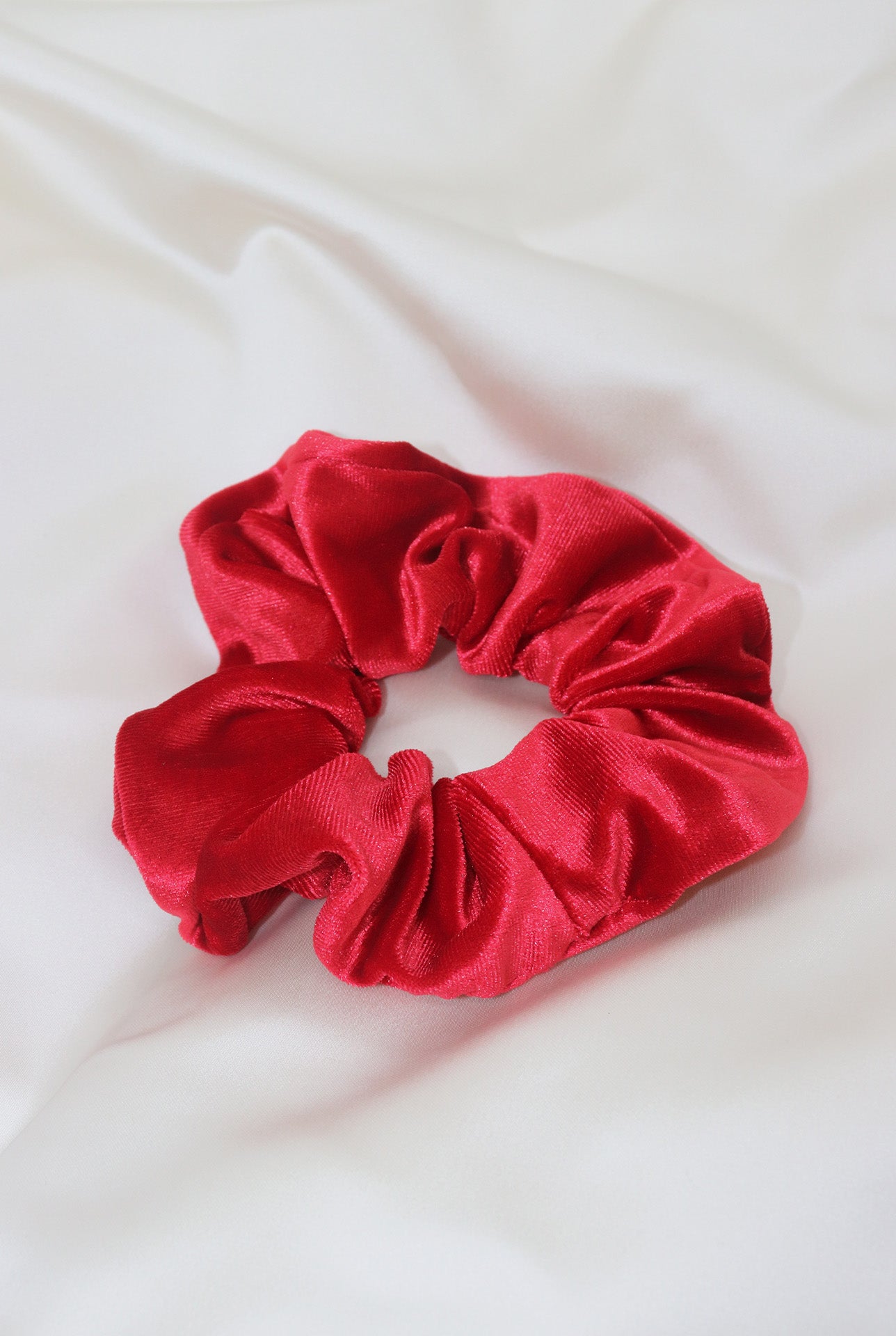 SCRUNCHIES VELLUTO ROSSO