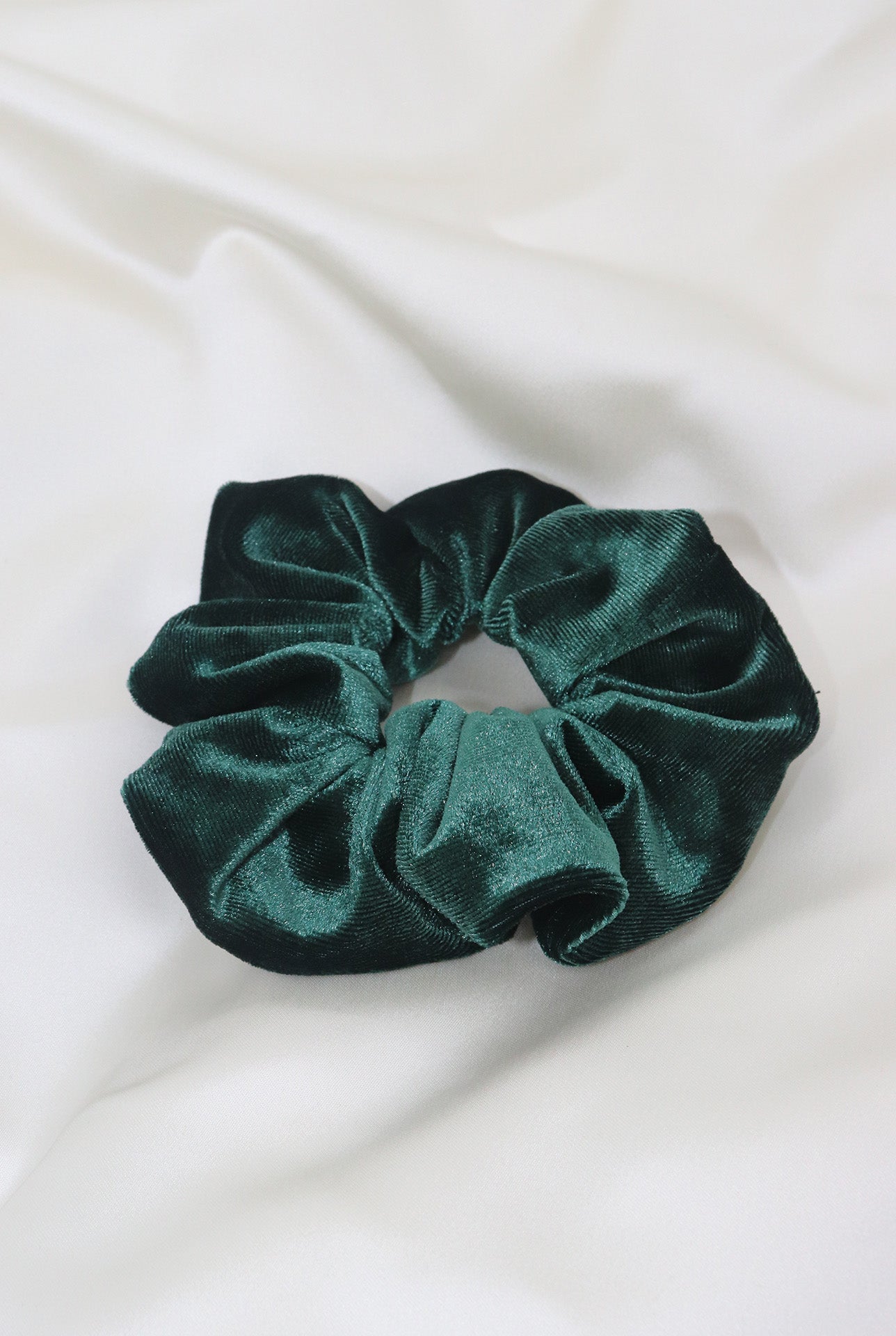 SCRUNCHIES VELLUTO VERDE